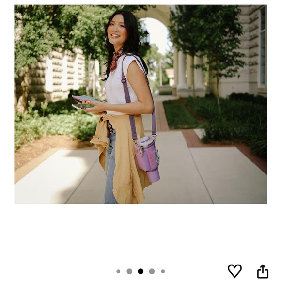 Stanley All Day Purple Tumbler Holder 30 oz - Picture 6 of 8